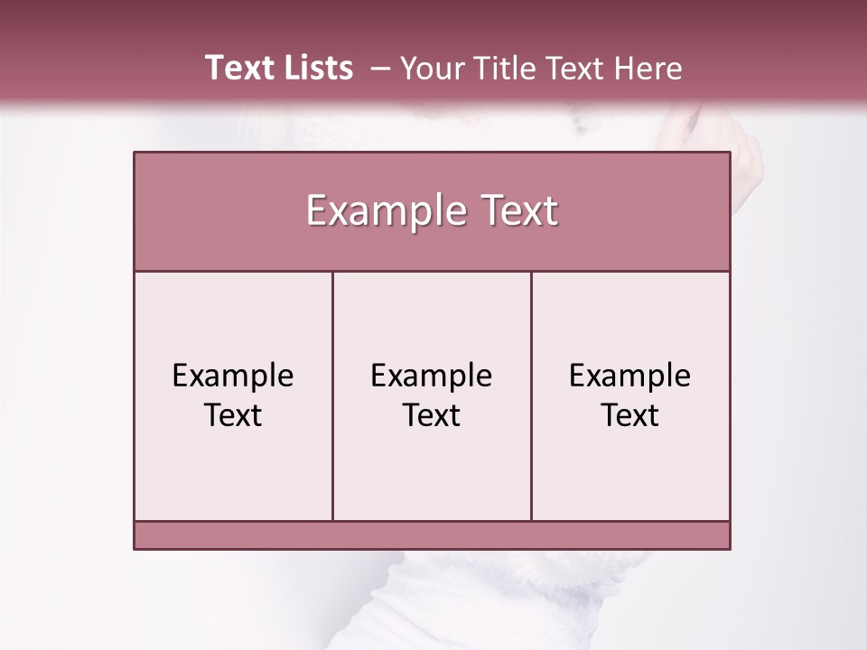 Modern Fresh Lady PowerPoint Template