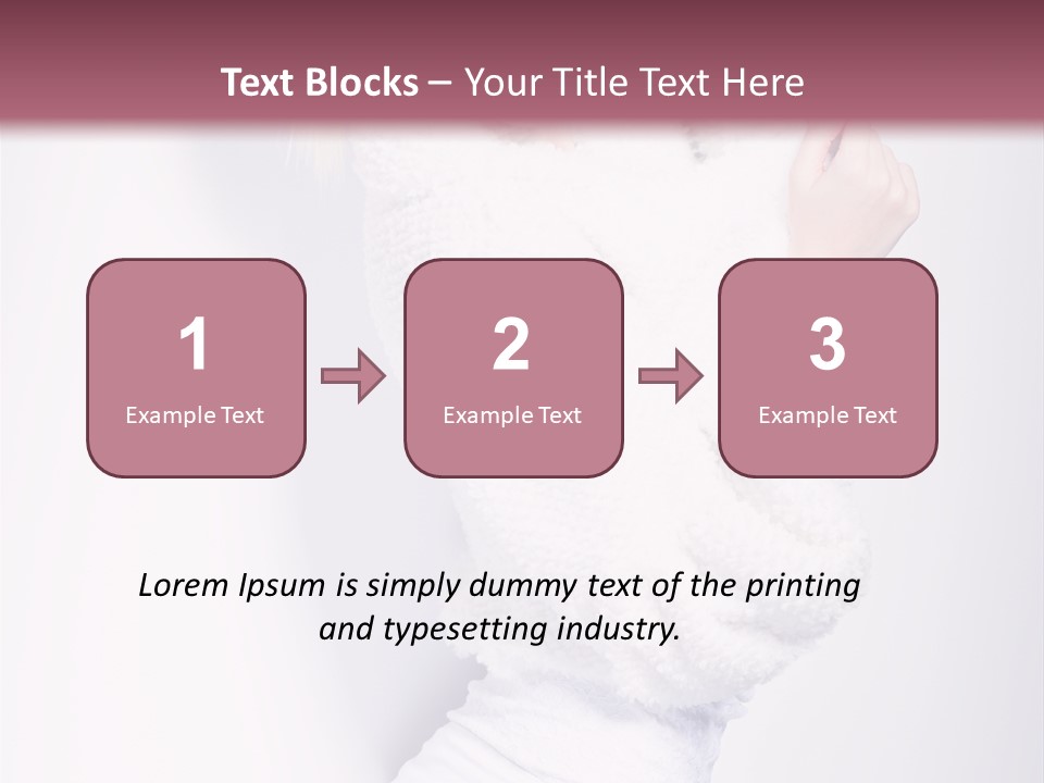 Modern Fresh Lady PowerPoint Template