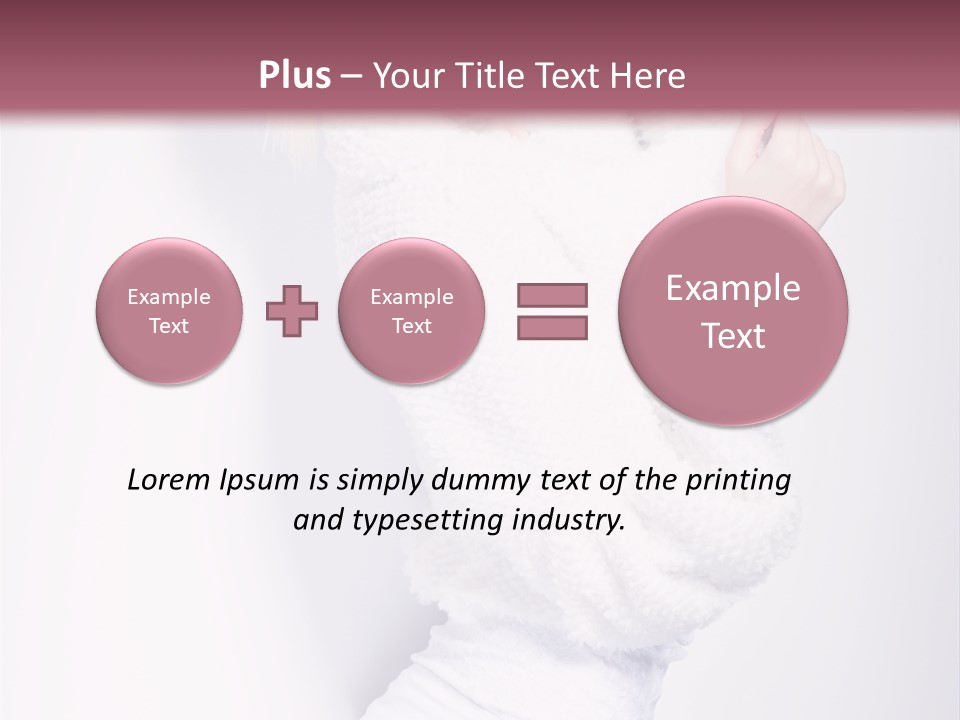 Modern Fresh Lady PowerPoint Template
