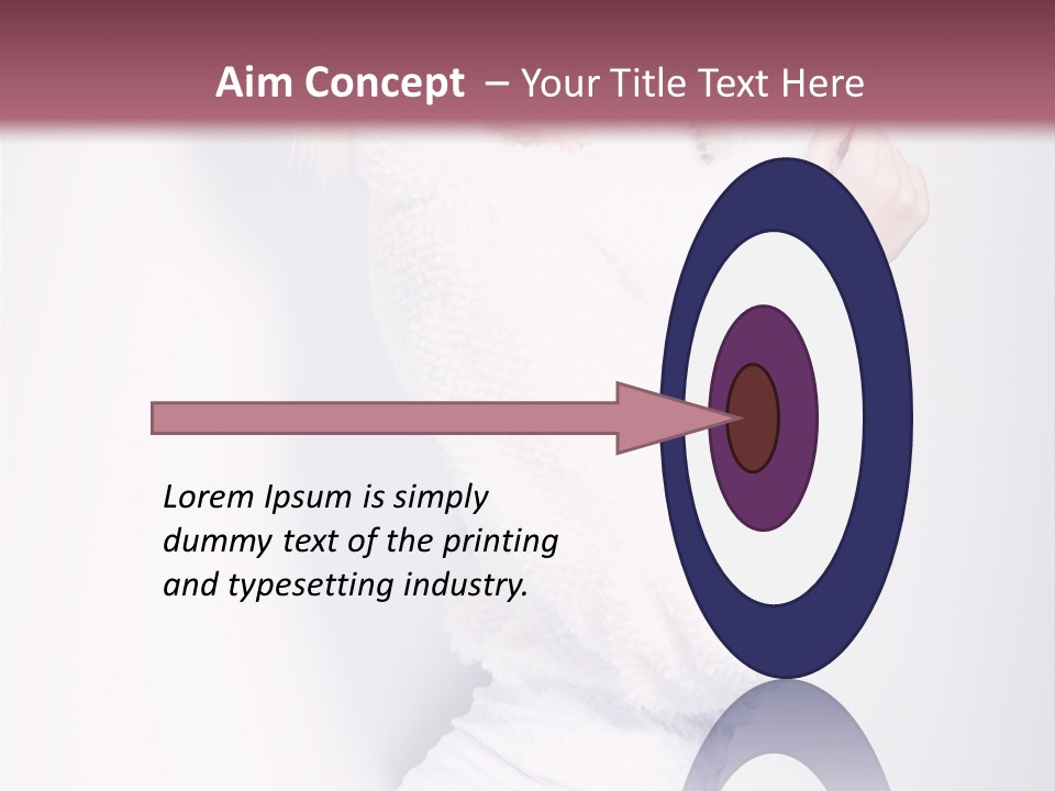Modern Fresh Lady PowerPoint Template