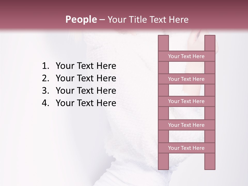 Modern Fresh Lady PowerPoint Template