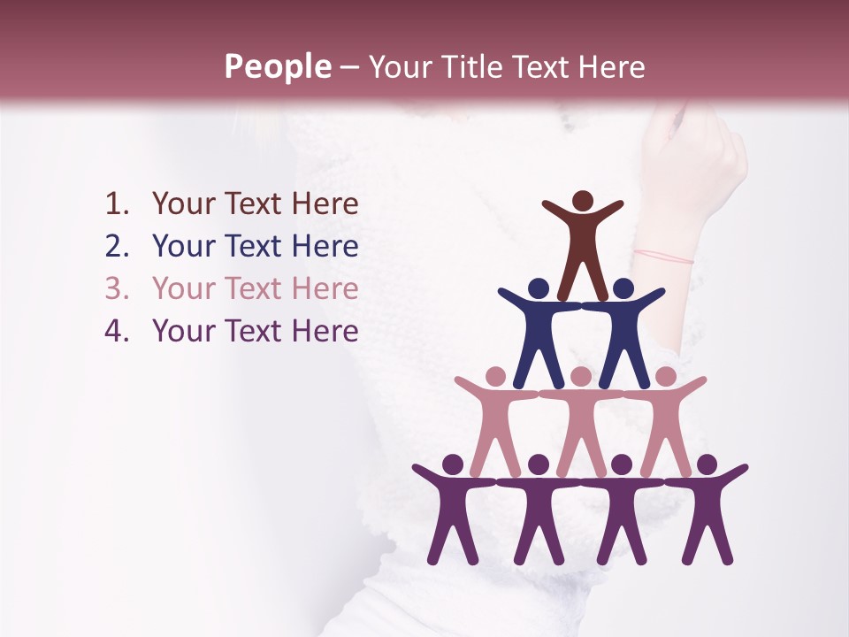 Modern Fresh Lady PowerPoint Template