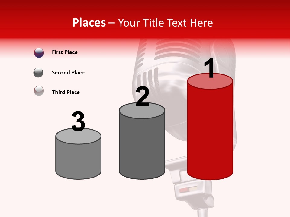 Sing Mic Equipment PowerPoint Template