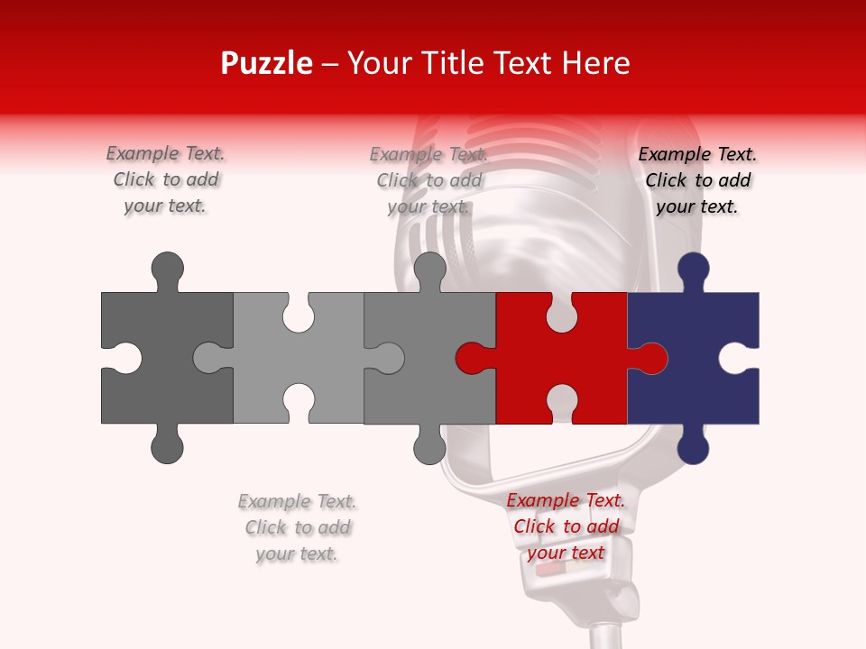 Sing Mic Equipment PowerPoint Template