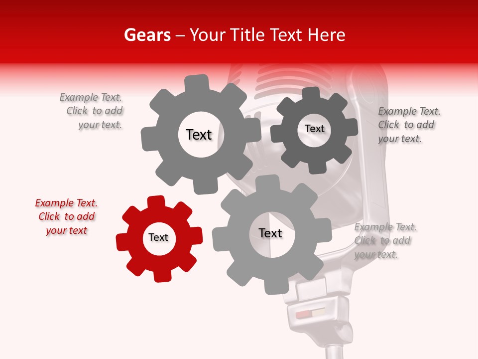 Sing Mic Equipment PowerPoint Template
