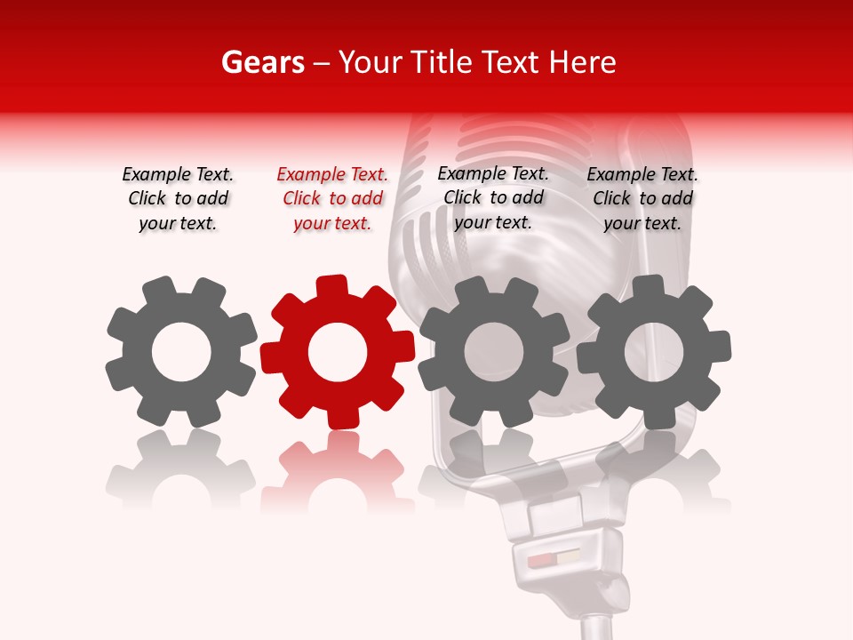 Sing Mic Equipment PowerPoint Template