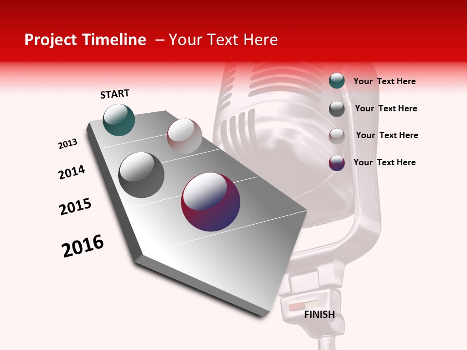 Sing Mic Equipment PowerPoint Template