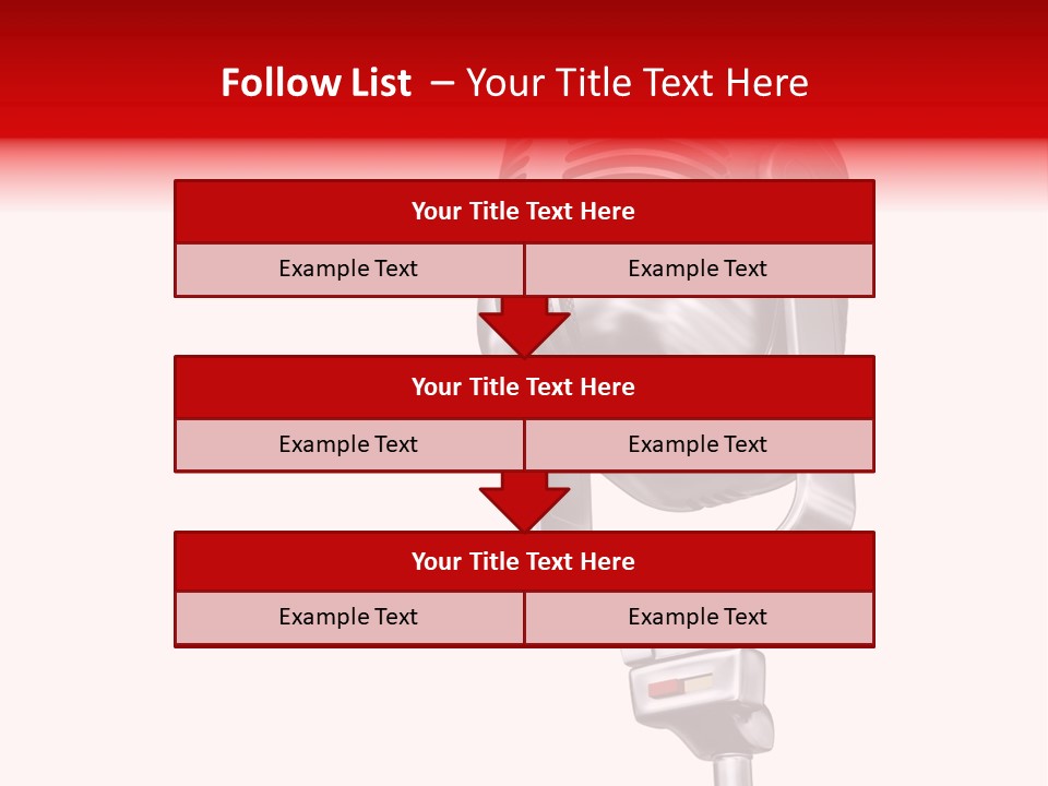 Sing Mic Equipment PowerPoint Template