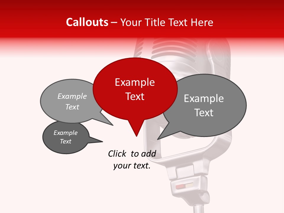 Sing Mic Equipment PowerPoint Template