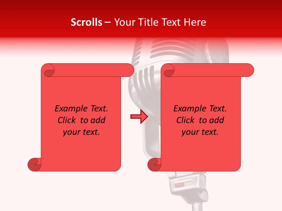Sing Mic Equipment PowerPoint Template