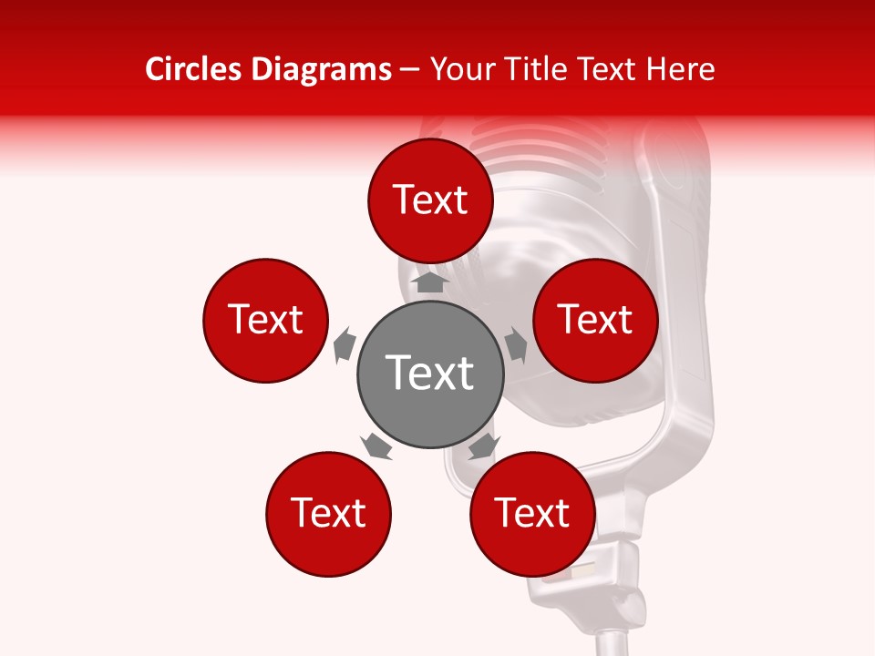 Sing Mic Equipment PowerPoint Template