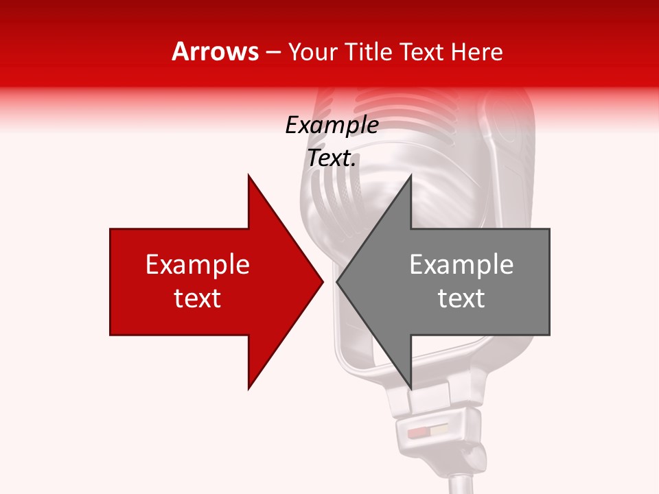 Sing Mic Equipment PowerPoint Template