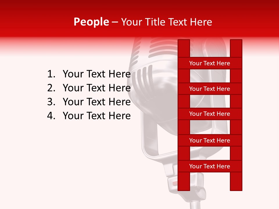Sing Mic Equipment PowerPoint Template