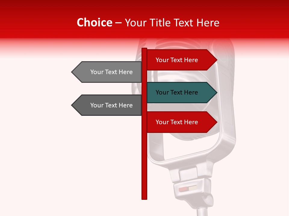Sing Mic Equipment PowerPoint Template