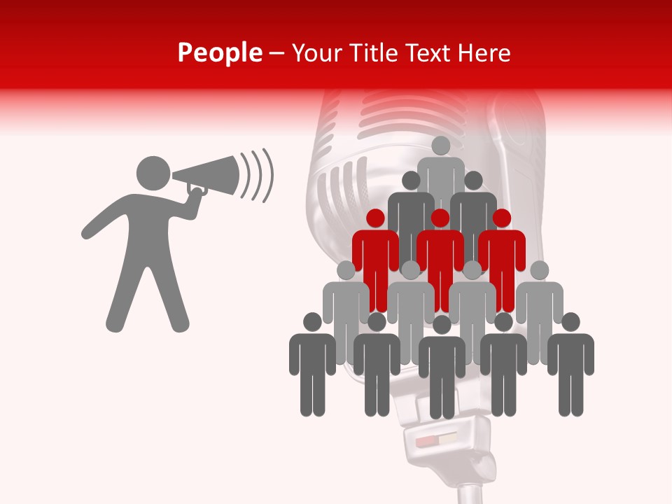 Sing Mic Equipment PowerPoint Template