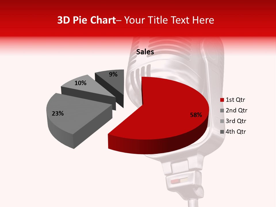 Sing Mic Equipment PowerPoint Template