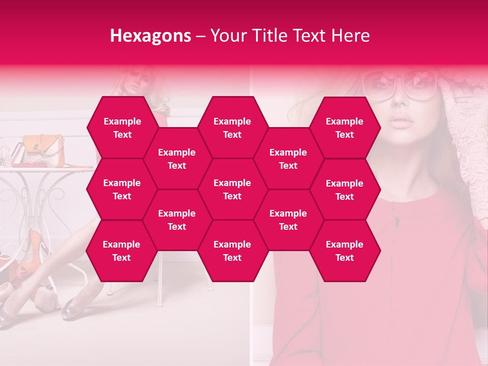 Two Elegance Women PowerPoint Template