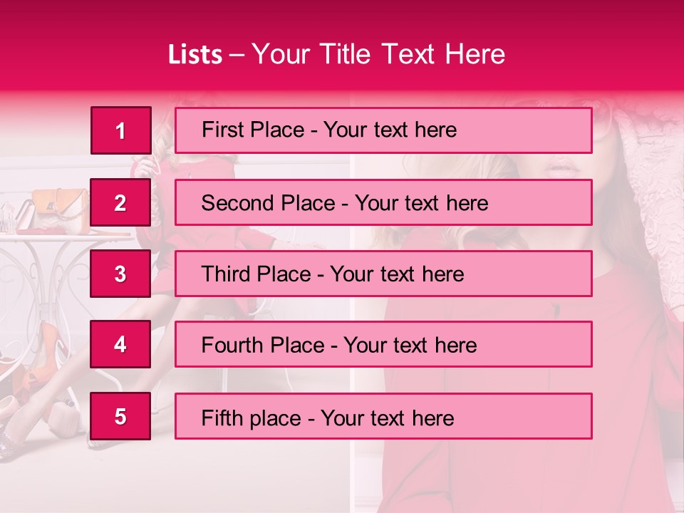 Two Elegance Women PowerPoint Template