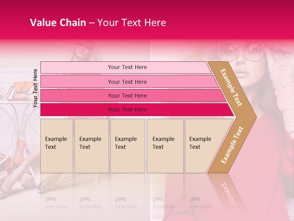 Two Elegance Women PowerPoint Template