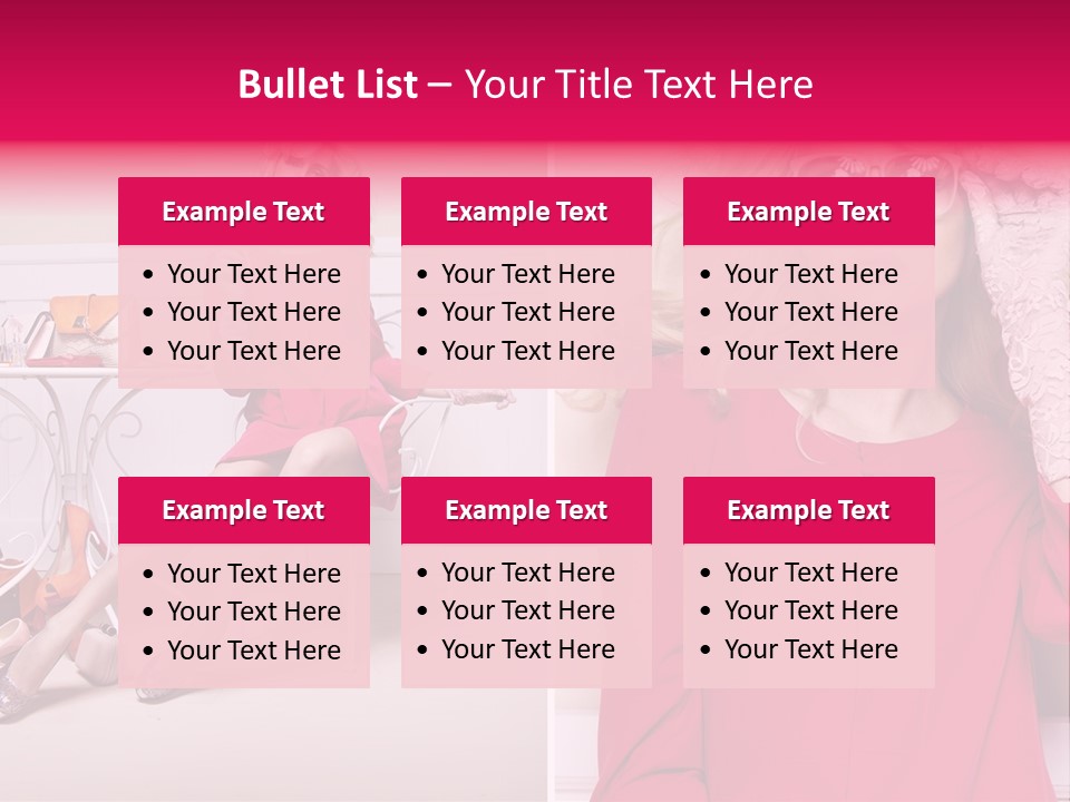 Two Elegance Women PowerPoint Template