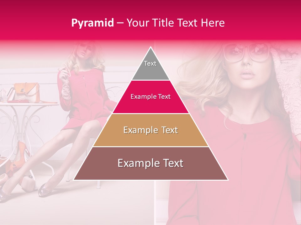 Two Elegance Women PowerPoint Template