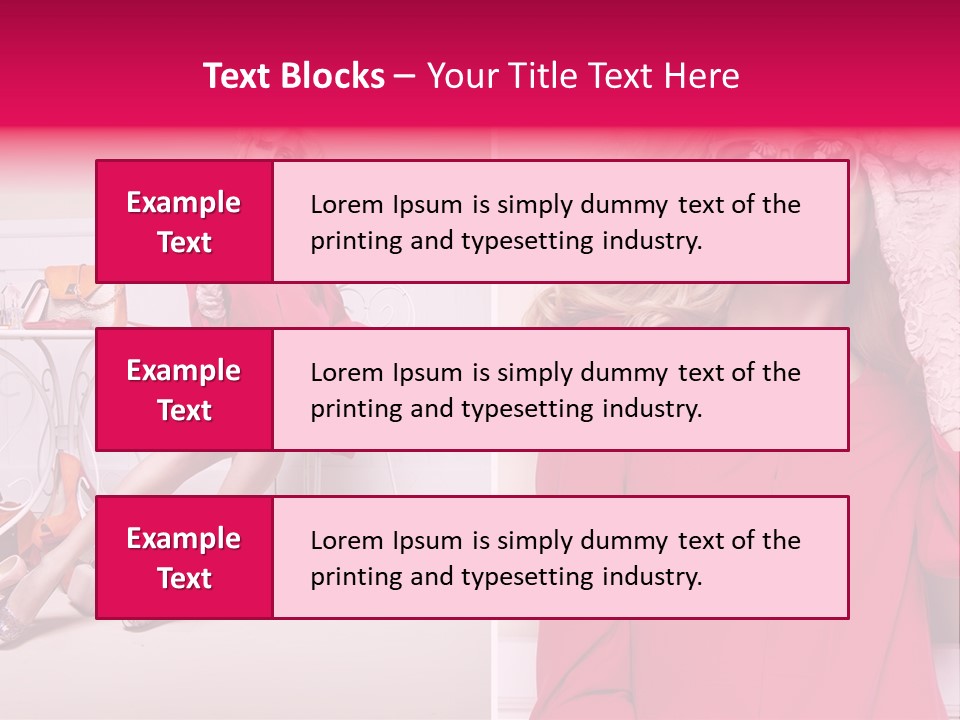 Two Elegance Women PowerPoint Template