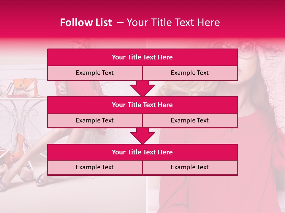 Two Elegance Women PowerPoint Template