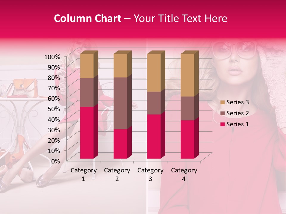 Two Elegance Women PowerPoint Template