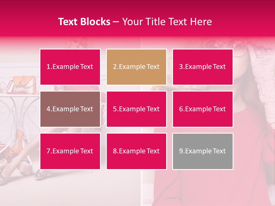 Two Elegance Women PowerPoint Template