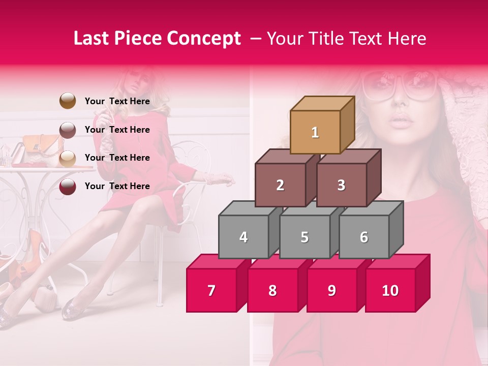 Two Elegance Women PowerPoint Template