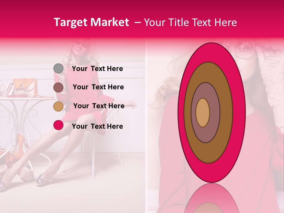 Two Elegance Women PowerPoint Template