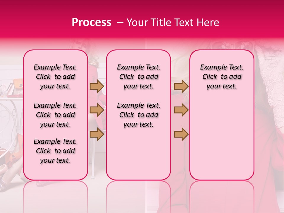 Two Elegance Women PowerPoint Template