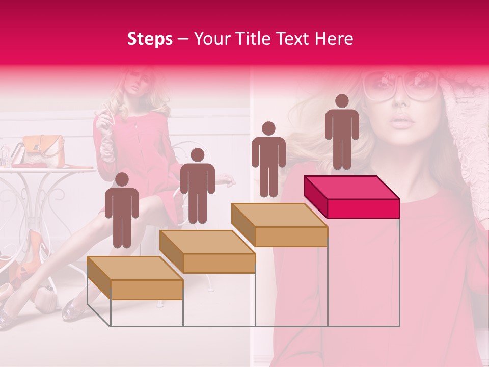 Two Elegance Women PowerPoint Template