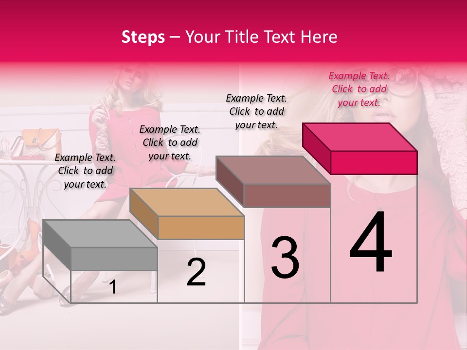 Two Elegance Women PowerPoint Template