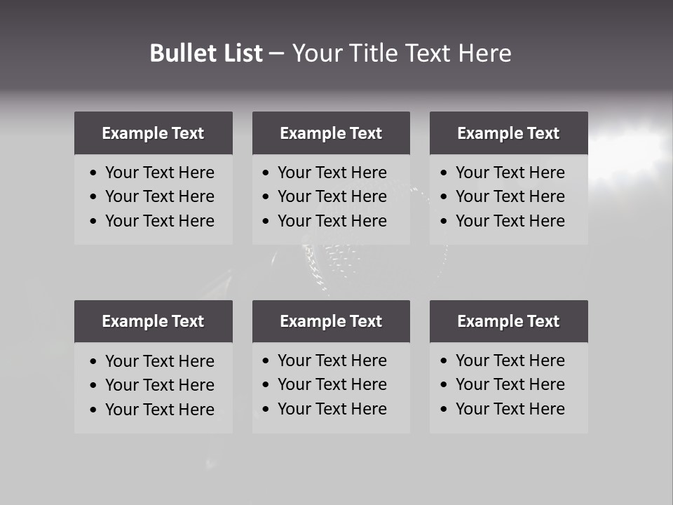 A Microphone In Front Of A Stage With Spotlights PowerPoint Template
