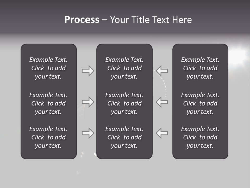 A Microphone In Front Of A Stage With Spotlights PowerPoint Template