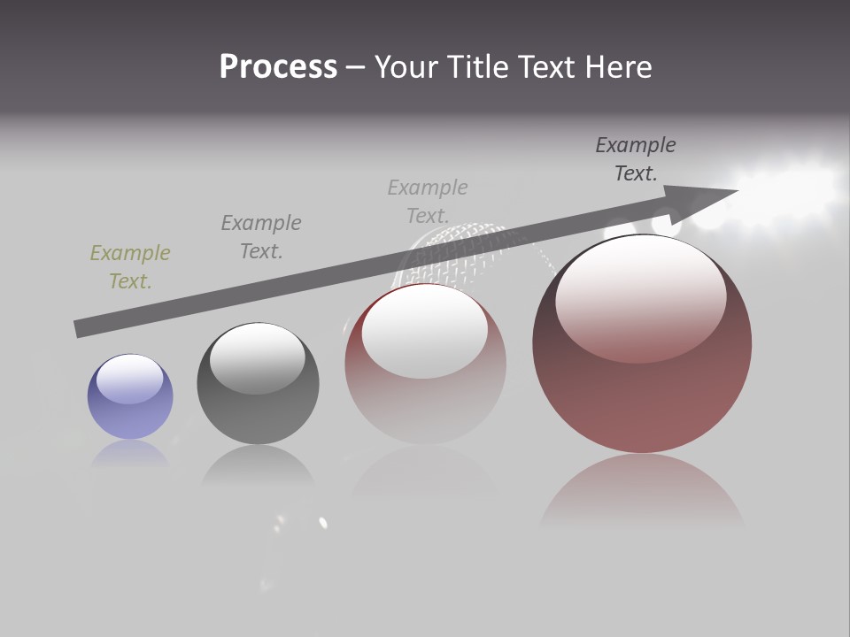 A Microphone In Front Of A Stage With Spotlights PowerPoint Template