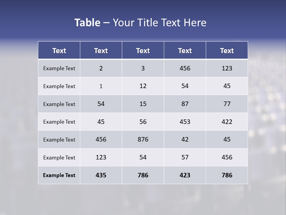 A Microphone In Front Of A Row Of Seats PowerPoint Template
