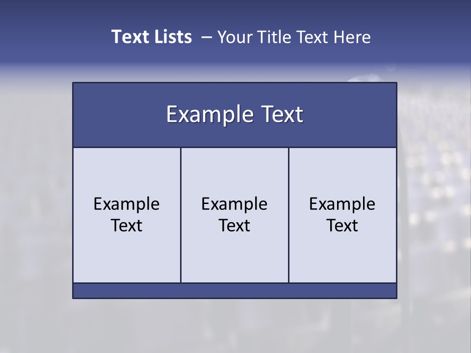 A Microphone In Front Of A Row Of Seats PowerPoint Template