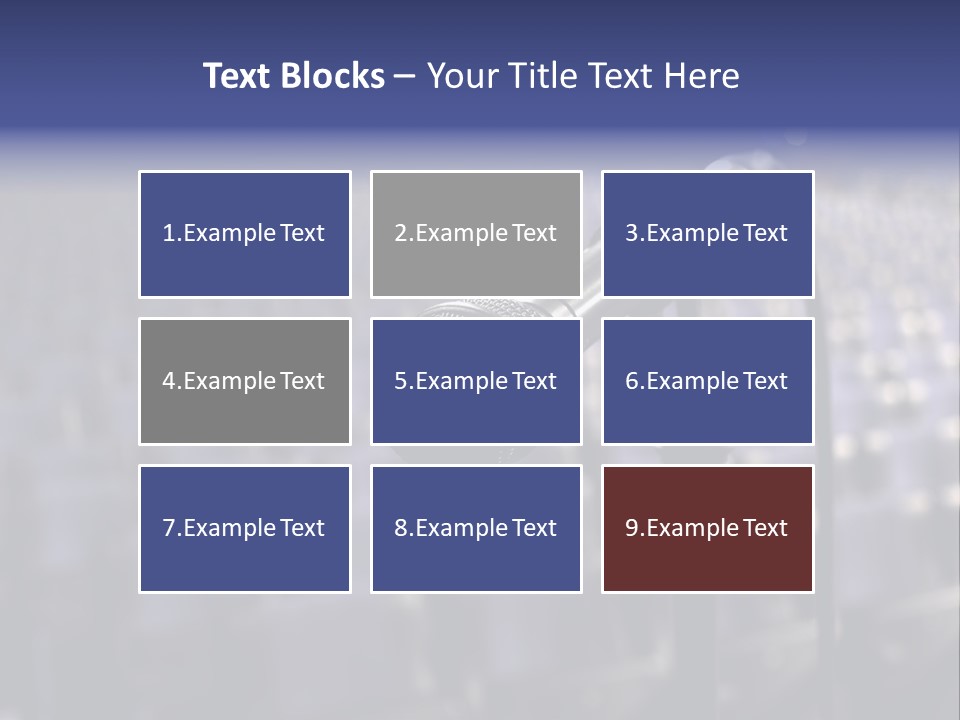A Microphone In Front Of A Row Of Seats PowerPoint Template