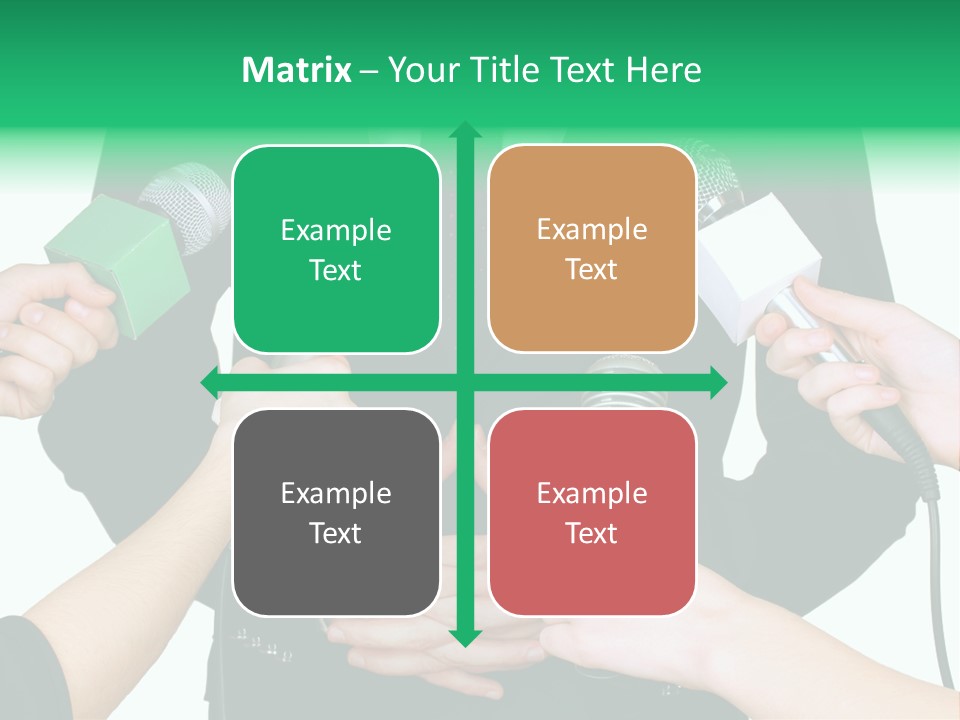Broadcast Reportage Recording PowerPoint Template