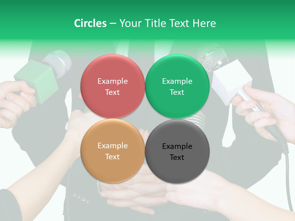 Broadcast Reportage Recording PowerPoint Template