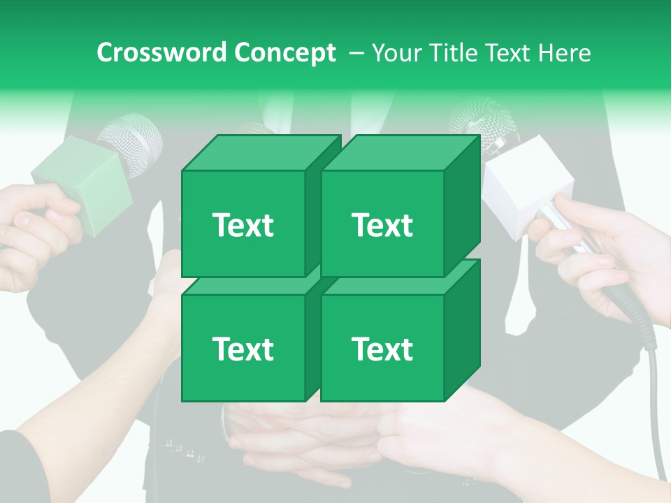 Broadcast Reportage Recording PowerPoint Template