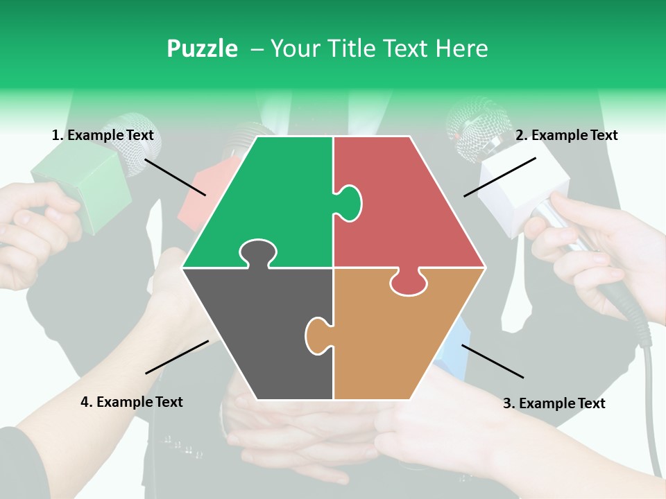 Broadcast Reportage Recording PowerPoint Template