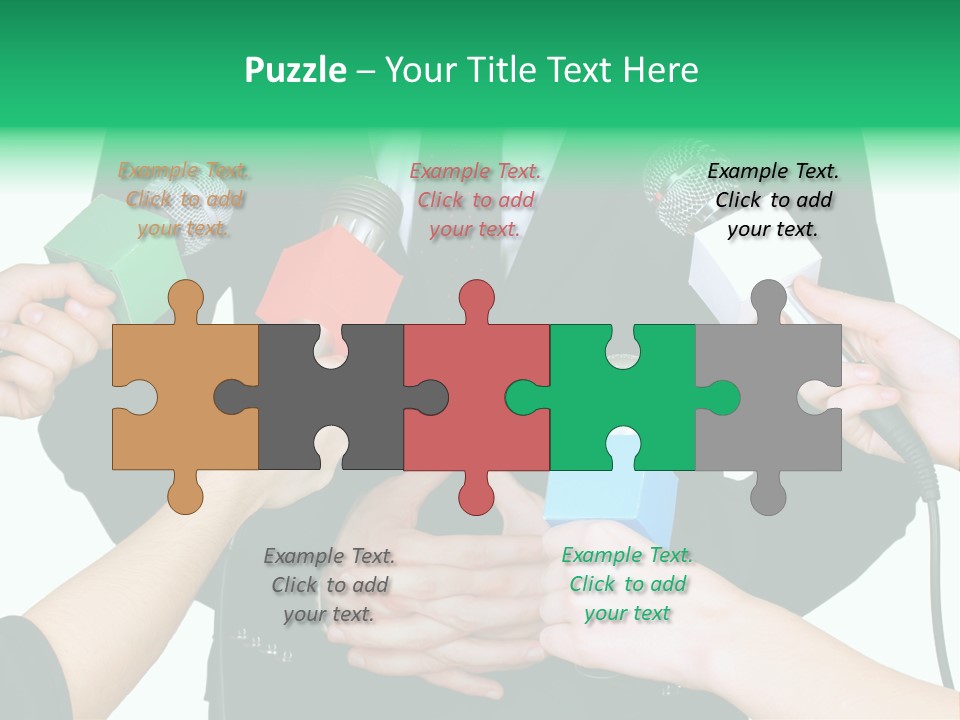 Broadcast Reportage Recording PowerPoint Template