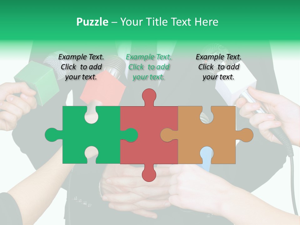 Broadcast Reportage Recording PowerPoint Template