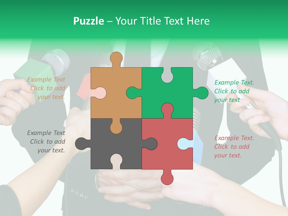 Broadcast Reportage Recording PowerPoint Template