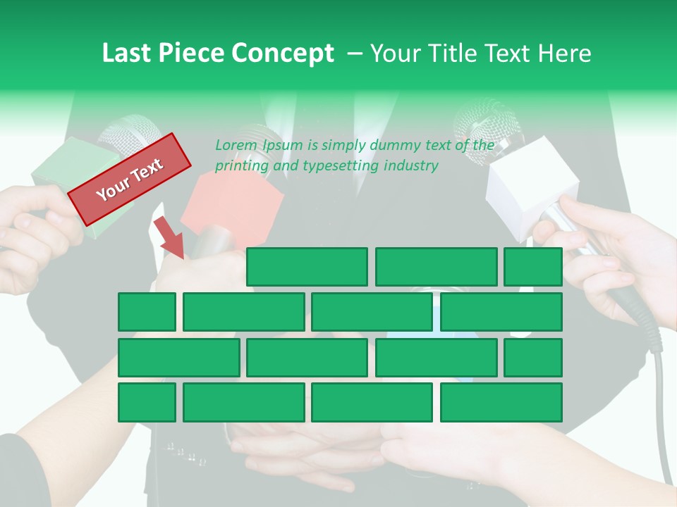Broadcast Reportage Recording PowerPoint Template