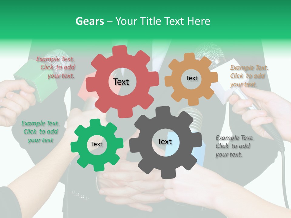 Broadcast Reportage Recording PowerPoint Template