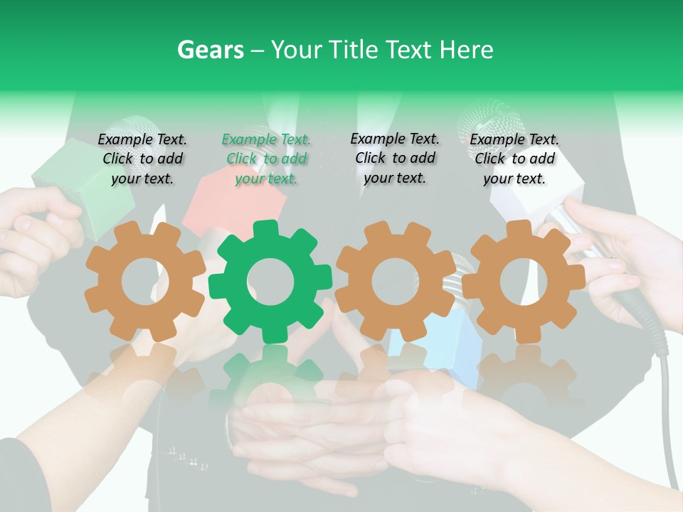 Broadcast Reportage Recording PowerPoint Template